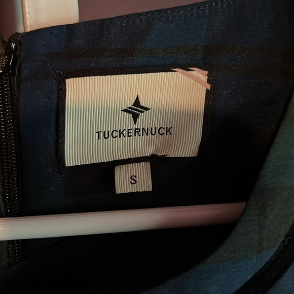 Tuckernuck Jamie Blackwatch Plaid Maxi Dress - Picture 3 of 8